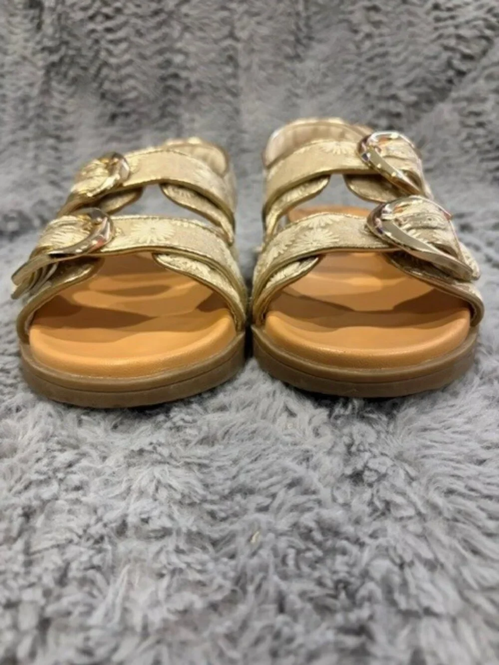 DV Dolce Vita Girls Allanie Floral Sandals size 3 EUC!